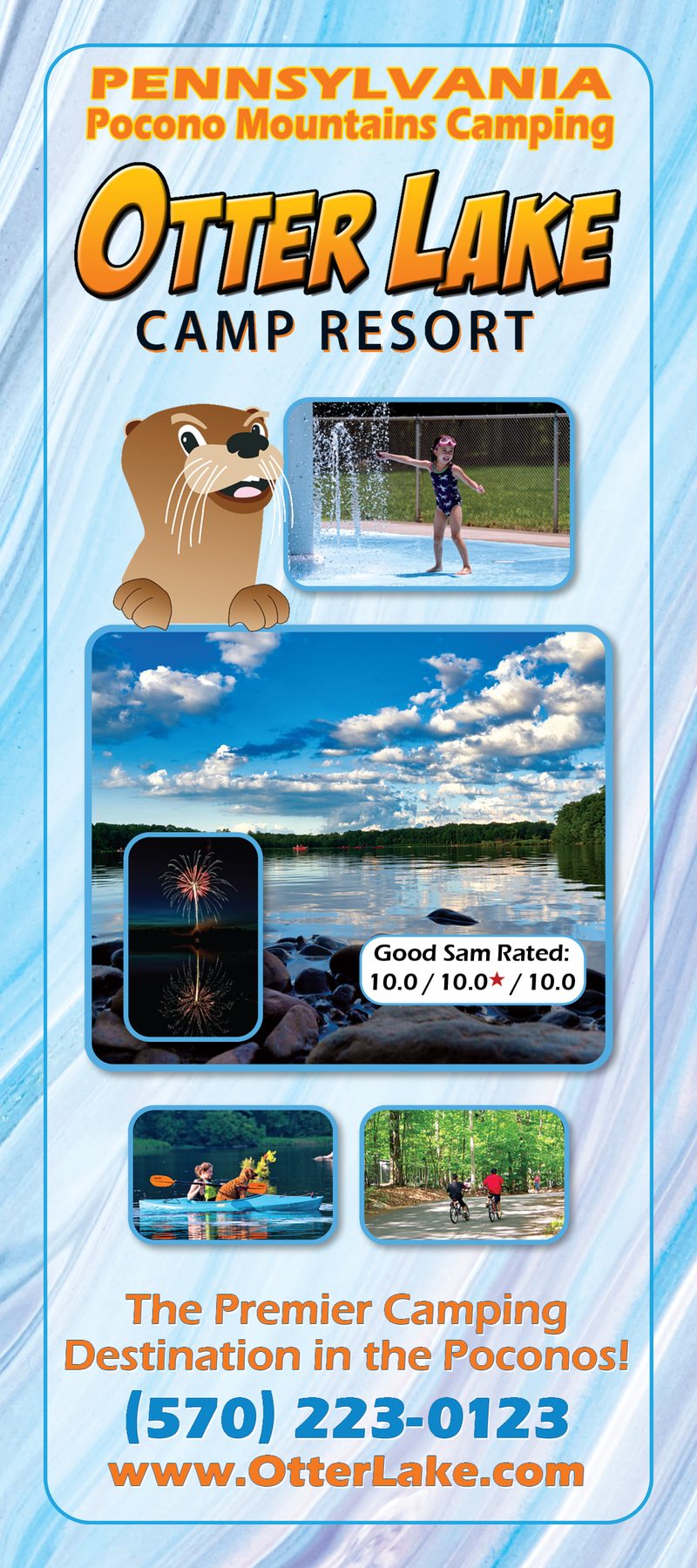 Otter Lake rack card, 2026
